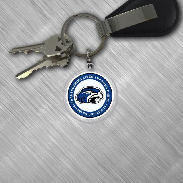 Shorter University Hawks Keychain