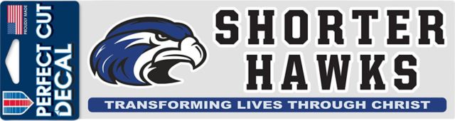 Shorter University 3'' x 10'' Perfect Cut Decal