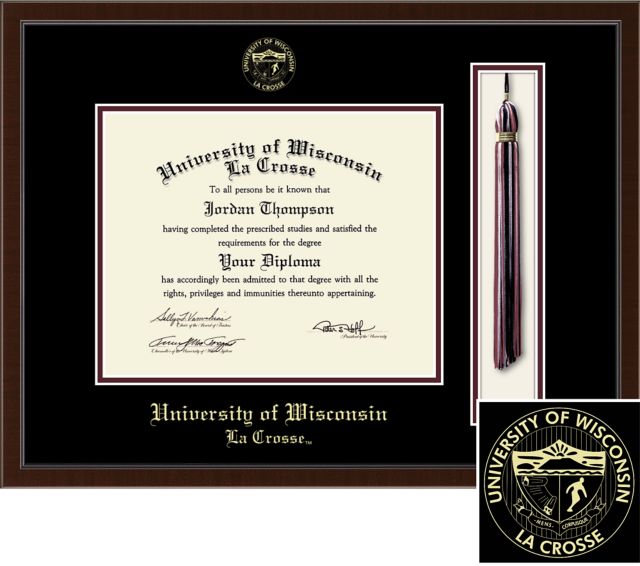 Church Hill Classics Tassel Diploma Frame. Bachelors, Masters, PhD. - ONLINE ONLY