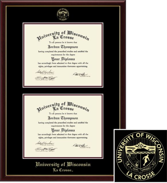 Church Hill Classics Double Document, 8x10, Bachelors, Masters, PhD, Diploma Frame - ONLINE ONLY