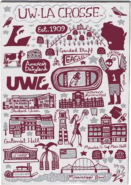 University of Wisconsin - La Crosse Jumbo Magnet