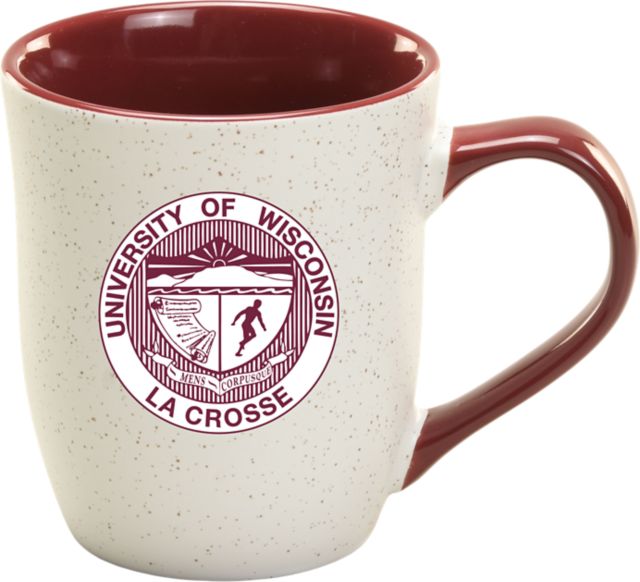 University of Wisconsin - La Crosse 16 oz. Granite Speckled Ceramic Mug