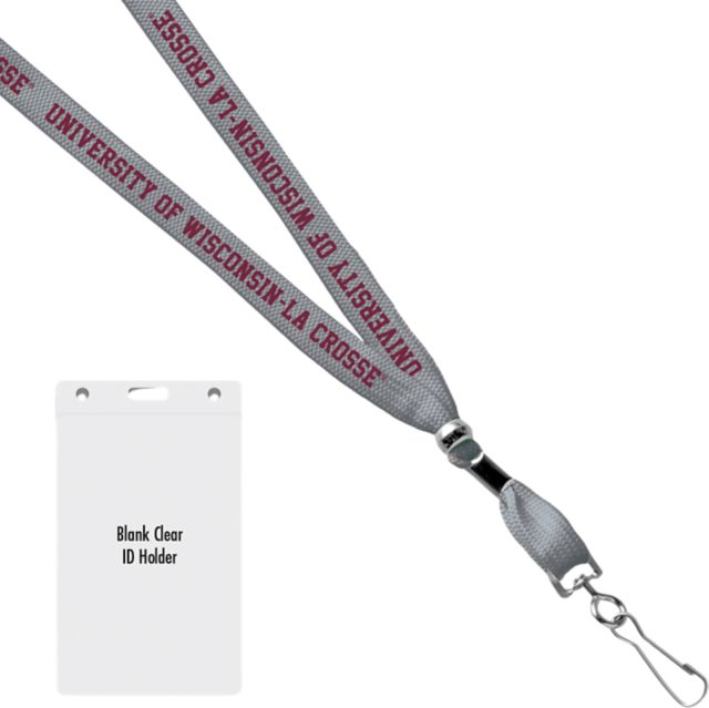 University of Wisconsin - La Crosse Card Dispenser Lanyard