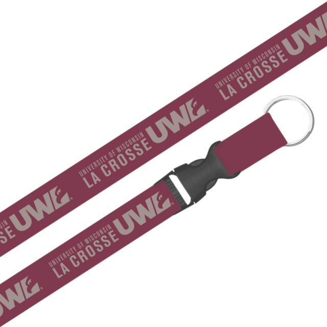 University of Wisconsin - La Crosse Lanyard with Buckle