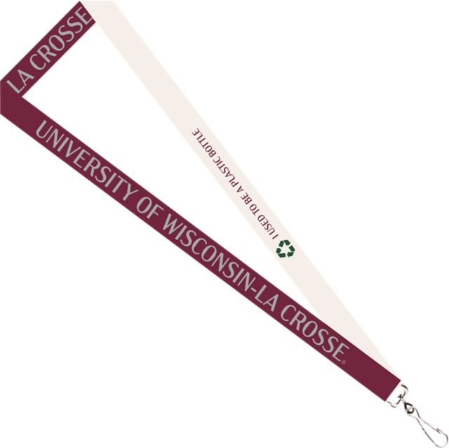 University of Wisconsin - La Crosse Recycled Lanyard