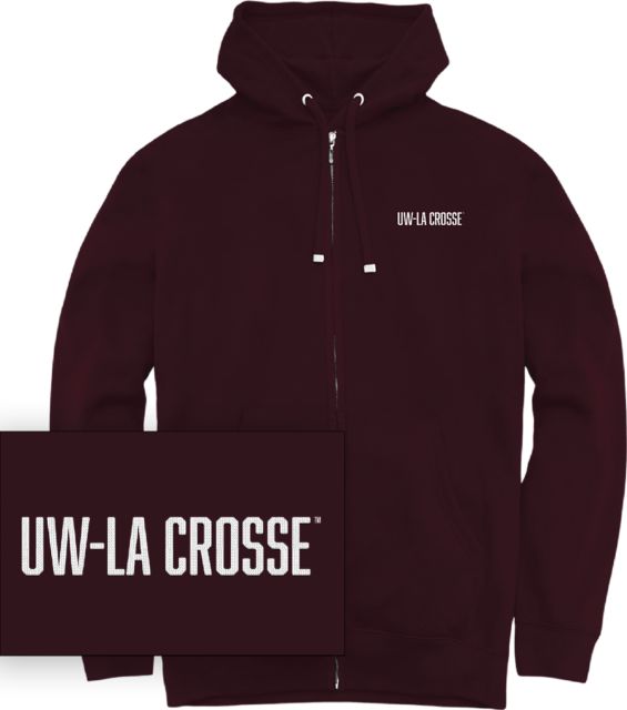 University of Wisconsin - La Crosse Chainstitch Full Zip Hooded Sweatshirt