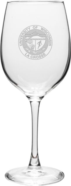 University of Wisconsin - La Crosse 16 oz. Wine Glass