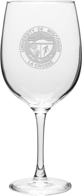 University of Wisconsin - La Crosse 19 oz. Wine Glass