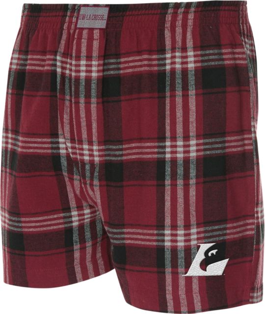 University of Wisconsin - La Crosse Flannel Boxers