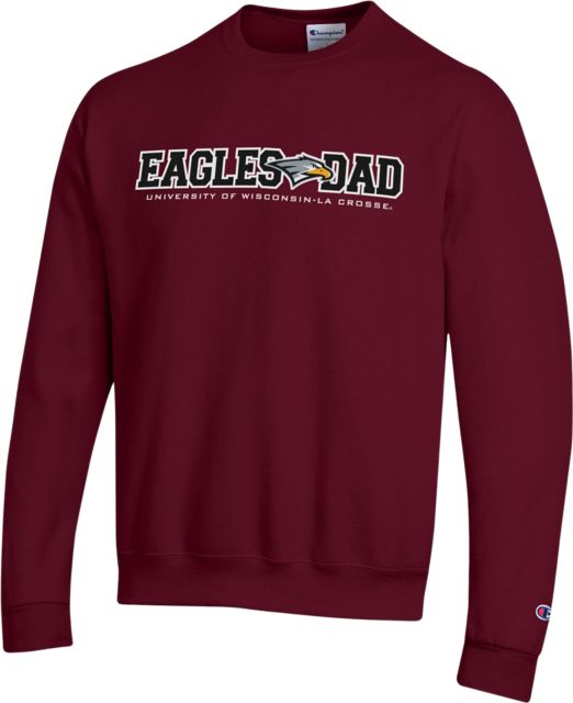 University of Wisconsin - La Crosse Eagles Dad Crewneck Sweatshirt