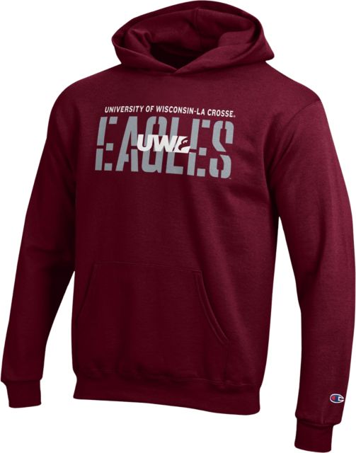 University of Wisconsin - La Crosse Eagles Sustainable Youth Hooded Sweatshirt