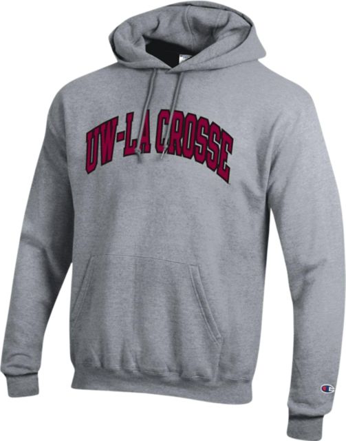 : University of Wisconsin La Crosse Official Eagles Logo Unisex  Adult Pull-Over Hoodie,Athletic Heather, Small : Sports & Outdoors