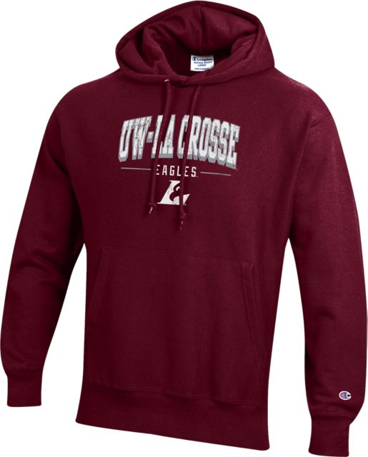 University of Wisconsin - La Crosse Eagles Reverse Weave Hooded Sweatshirt