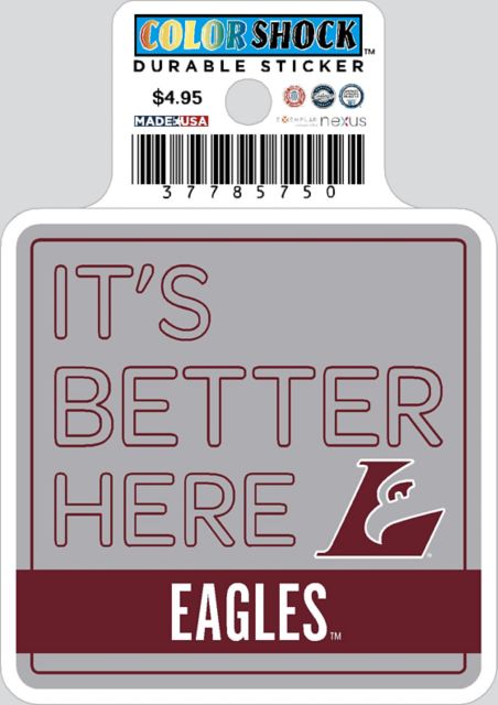 University of Wisconsin - La Crosse Eagles Durable Sticker