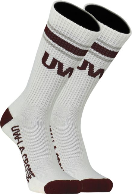 University of Wisconsin - La Crosse Eagles Crew Socks