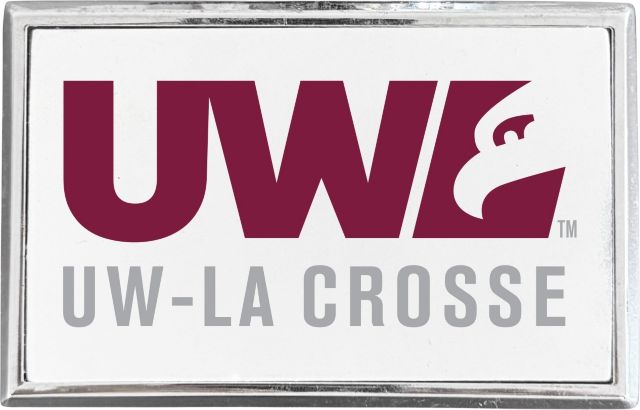 University of Wisconsin - La Crosse Rectangle Adhesive Emblem