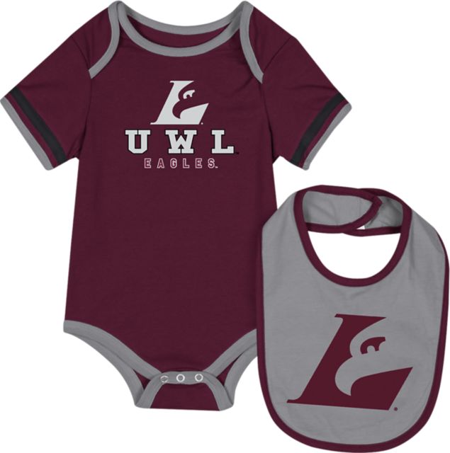 University of Wisconsin - La Crosse Infant's Eagles Bodysuit Bib Set