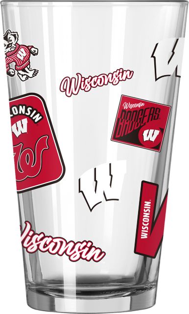 University of Wisconsin - La Crosse 16 oz. Pint Glass