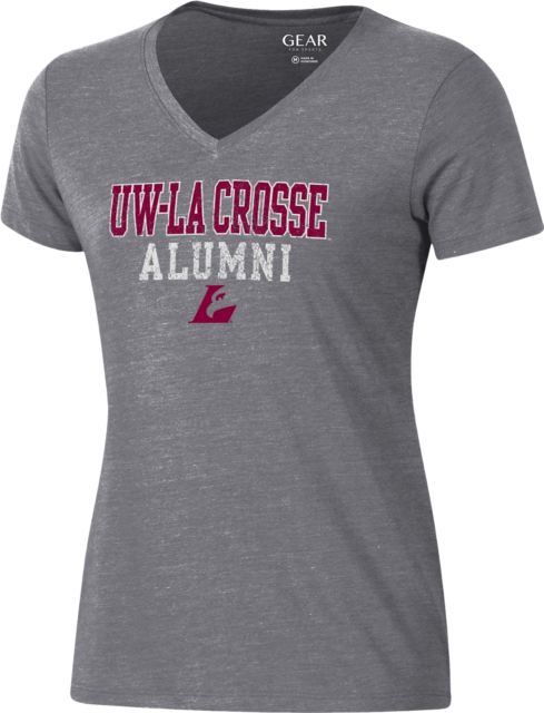 University of Wisconsin - La Crosse Women's Alumni V-Neck Short Sleeve T-Shirt
