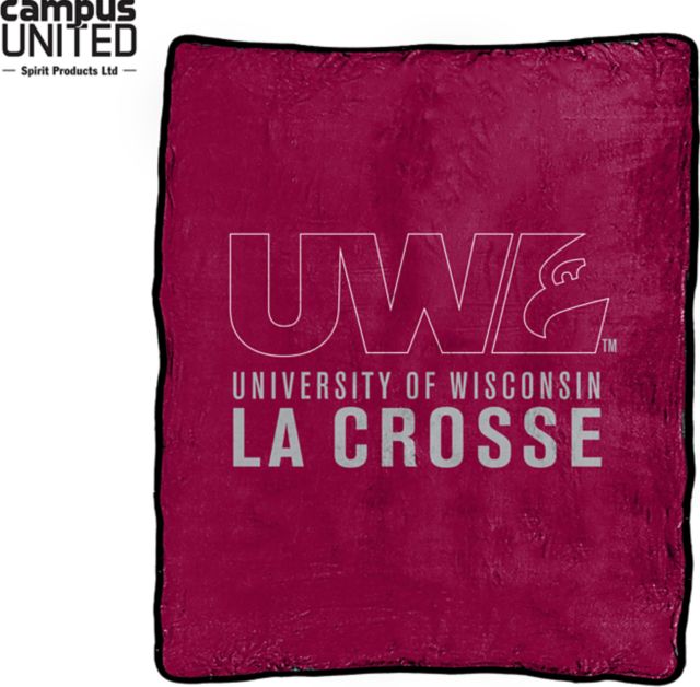 University of Wisconsin - La Crosse Silk Touch Throw Blanket