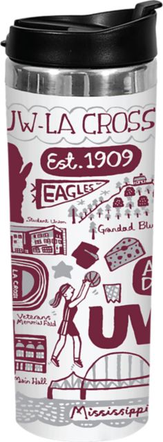 University of Wisconsin - La Crosse Julia Gash 14 oz. Tumbler