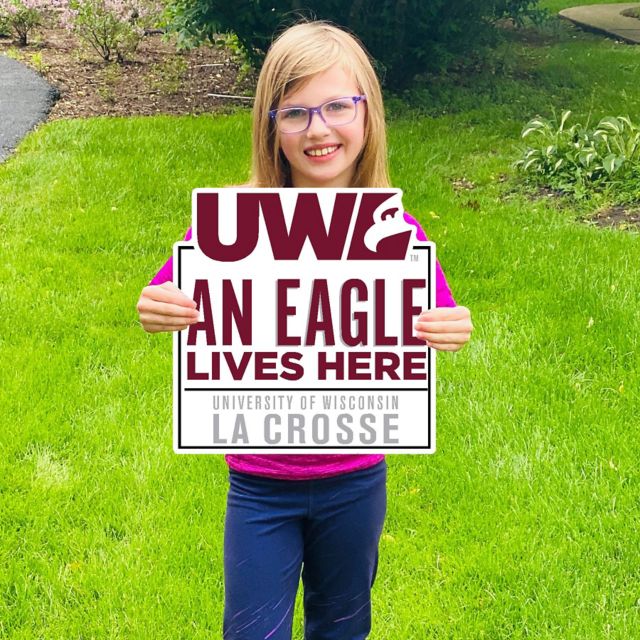 University of Wisconsin - La Crosse 15 x 15 Lawn Sign