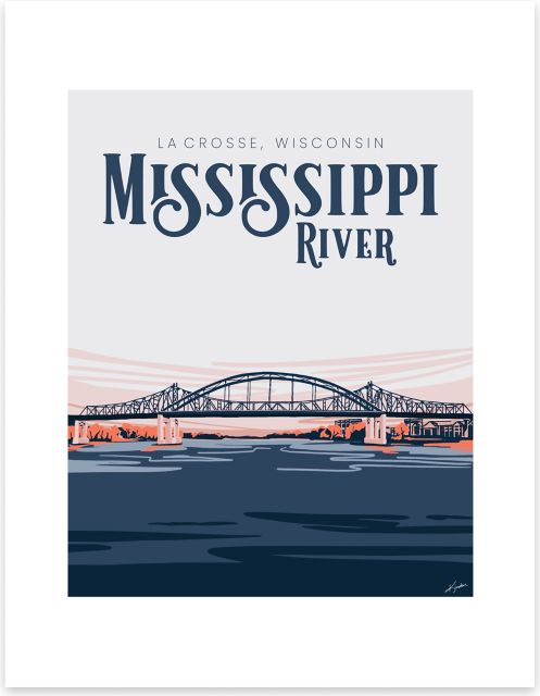 University of Wisconsin - La Crosse 8x10 Print