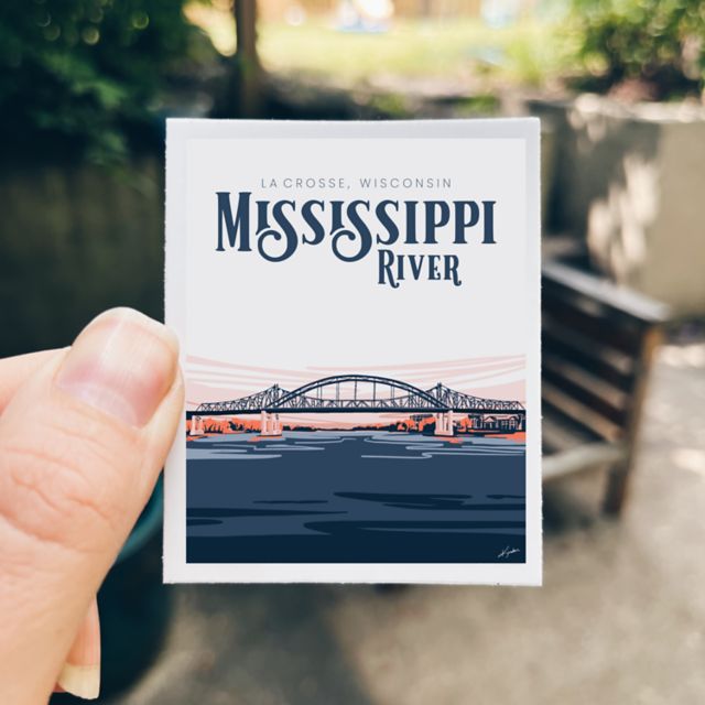 University of Wisconsin - La Crosse Vinyl Sticker