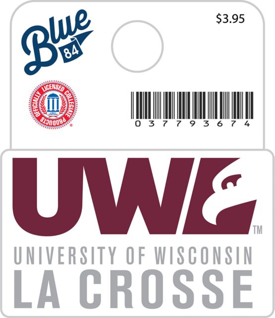 University of Wisconsin - La Crosse Eagles Mini Sticker