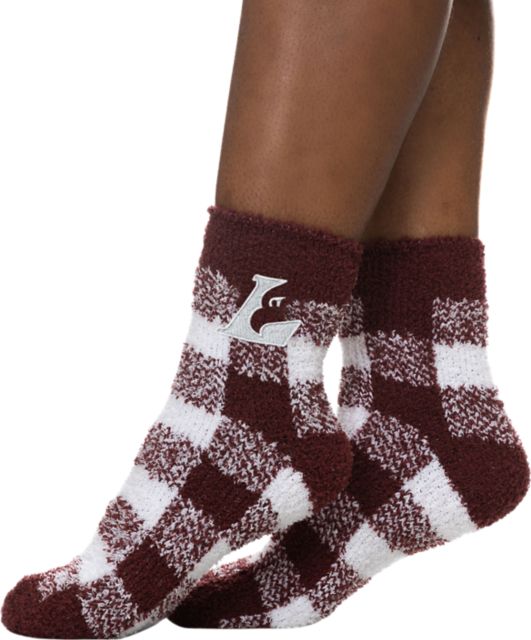 University of Wisconsin - La Crosse Buffalo Check Socks