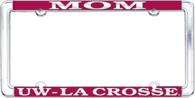 University of Wisconsin - La Crosse Mom License Plate Frame