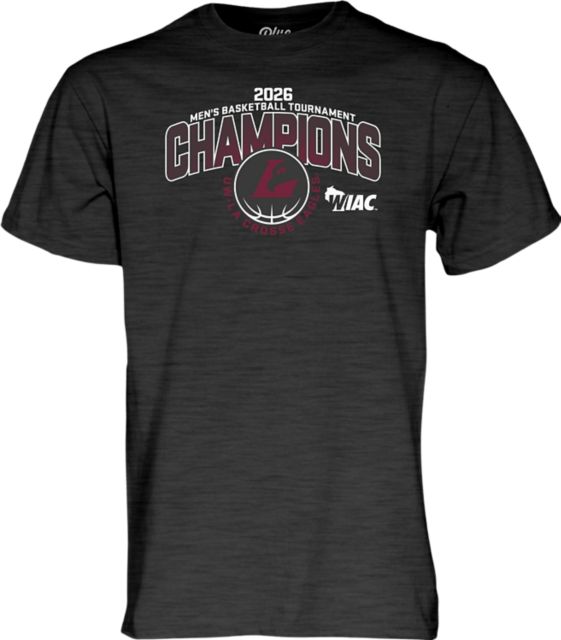 University of Wisconsin - La Crosse Men's Basketball 2026 WIAC Tournament Champions Short Sleeve T-Shirt