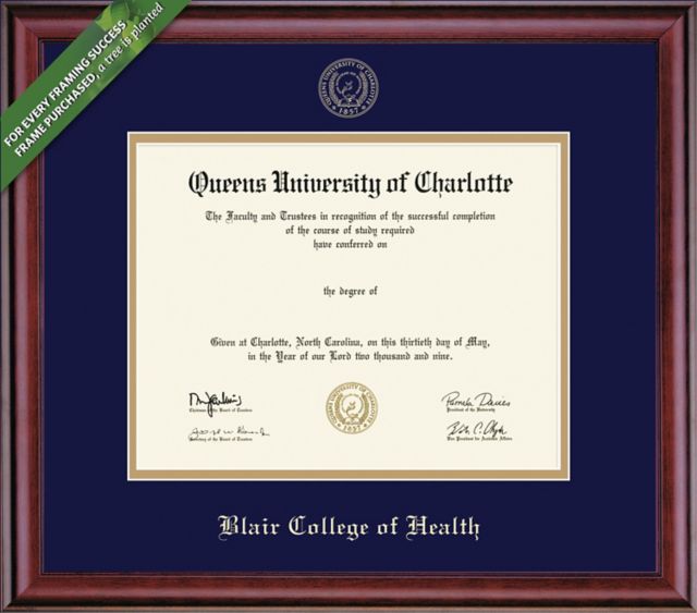 Classic Blair College of Health Diploma Frame - ONLINE ONLY