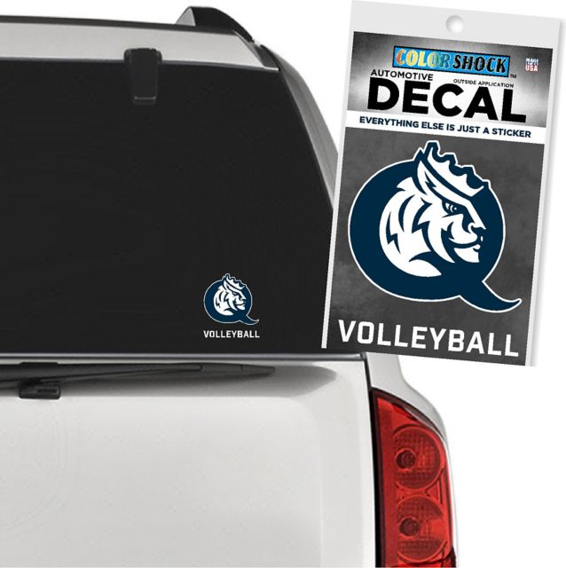 Queens University of Charlotte Volleyball Decal