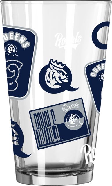 Queens University of Charlotte 16 oz. Pint Glass