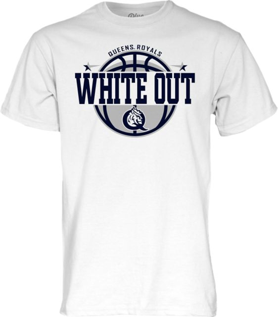 Queens University of Charlotte White Out Queens Short Sleeve T-Shirt