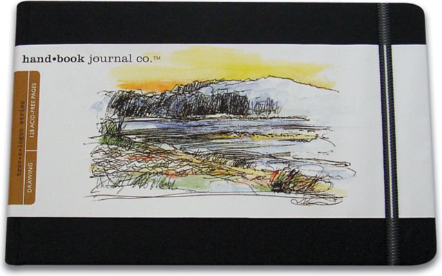 HANDBOOK JOURNAL LANDSCAPE 3.5X5.5 BLACK