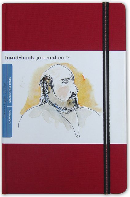 Handbook Journal Portrait 5.5X8.2 Red