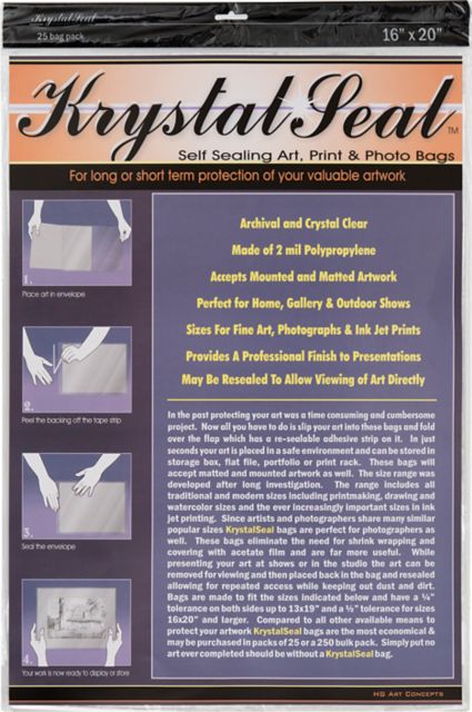 KRYSTAL SEAL BAGS 16X20 INCHES