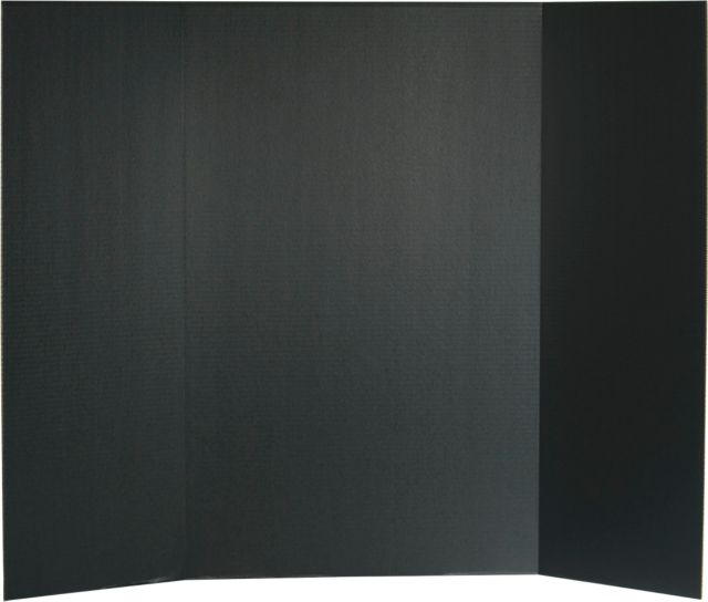PROJECT DISPLAY BOARD BLACK CORRUGATED 36X48
