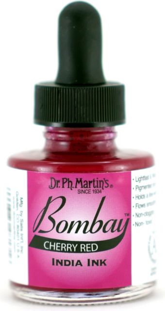Bombay India Ink 1Oz Cherry Red