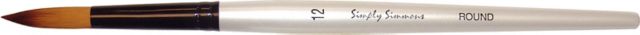 SIMPLY SIMMMONS BRUSH ROUND 12 SHORT HANDLE