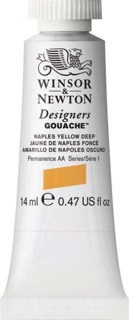 Designer Gouache 14mL Naples Yellow Deep
