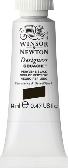 Designer Gouache 14mL Perylene Black