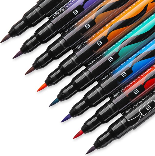PRISMACOLOR BRUSH PEN ASSORTED 8-COLOR SET