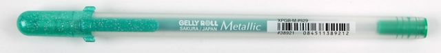 GELLYROLL PEN METALLIC GREEN