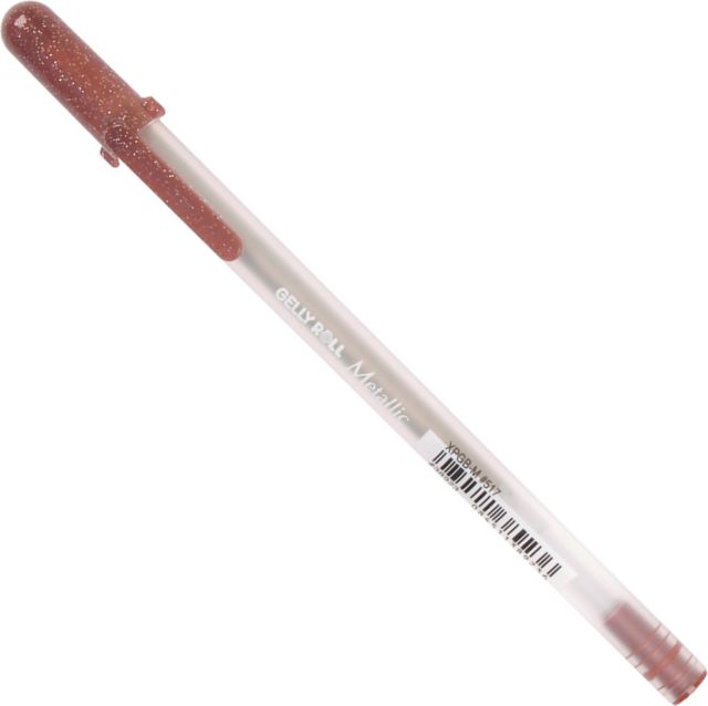 GELLYROLL PEN DARK METALLIC SEPIA