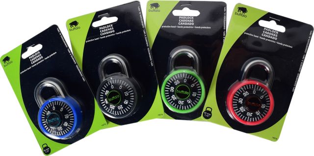 COMBO LOCK - ASSORTED COLORS