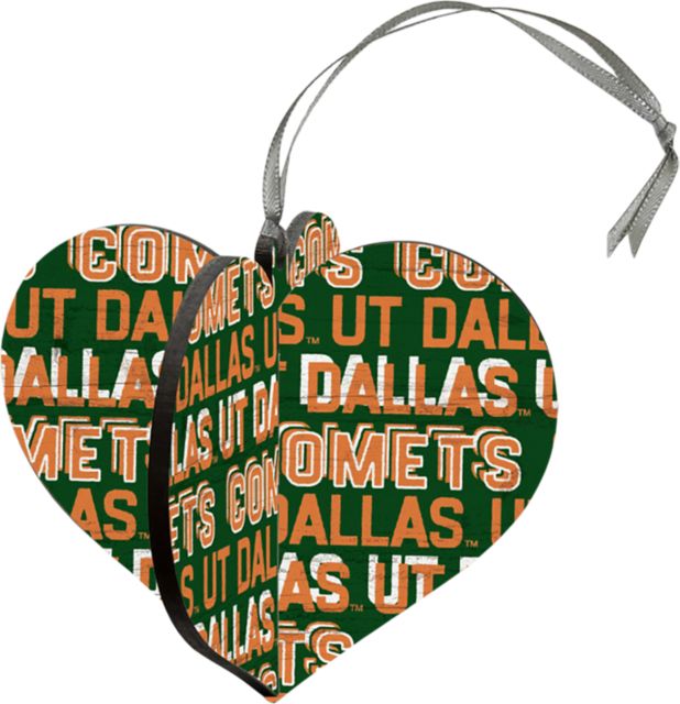The University of Texas at Dallas Comets 3D Round Ornament