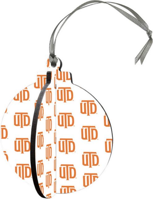 The University of Texas at Dallas 3D Round Ornament